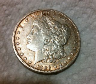 1896 - O $1 Morgan Silver Dollar,  Very Rare photo