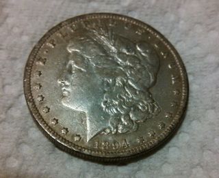 1894 - O $1 Morgan Silver Dollar,  Key,  Rare photo