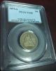 1875 S San Francisco 20 Cent Piece Seated Liberty Pcgs Vg 08 Very Good Coins: US photo 1