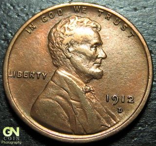 1912 D Lincoln Cent Wheat Penny - - Make Us An Offer G1120 photo