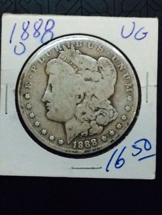 1888 O Morgan Dollar Silver $1 photo