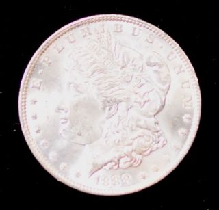 1888 Morgan Dollar Gem Brilliant Uncirculated Blast White Pq, photo