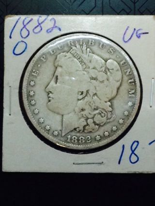 1882 O Morgan Dollar Silver $1 photo