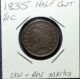 1835 1/2¢ Classic Head Half Cent Details Coin W/ Obv,  Rev Marks Half Cents photo 6