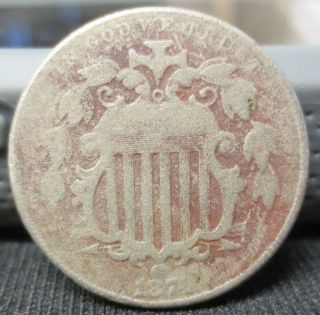 1874 Shield Nickel | Vg - F Details | You Grade | Usps photo