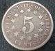 1874 Shield Nickel | Vg - F Details | You Grade | Usps Nickels photo 4