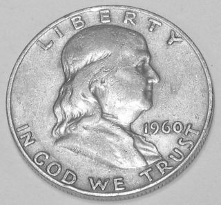 1960 D Franklin Silver Half Dollar - Coin In photo