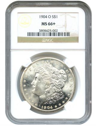 1904 - O $1 Ngc Ms66,  Morgan Silver Dollar photo
