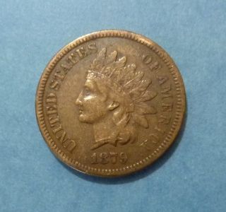 1879 Indian Head Cent - Detail & Depth photo