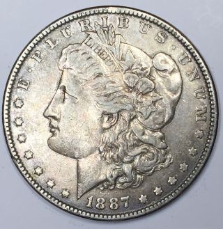 1887 $1 Morgan Silver Dollar  (mrg0167) photo