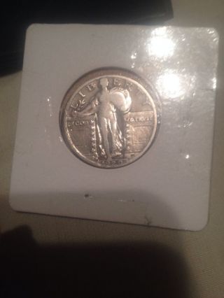 1929 S Standing Liberty Quarter 90 Silver Better Date Better Grade photo