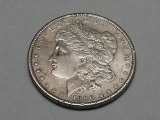 1890 Morgan Silver Dollar (au) 538b photo
