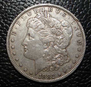 1882 O Morgan Silver Dollar photo