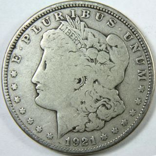1921 D Morgan Silver Dollar Us Coin 7517 photo