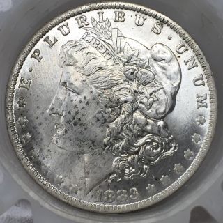 1883 - O Morgan Silver Dollar Lustrous Coin A1456 photo