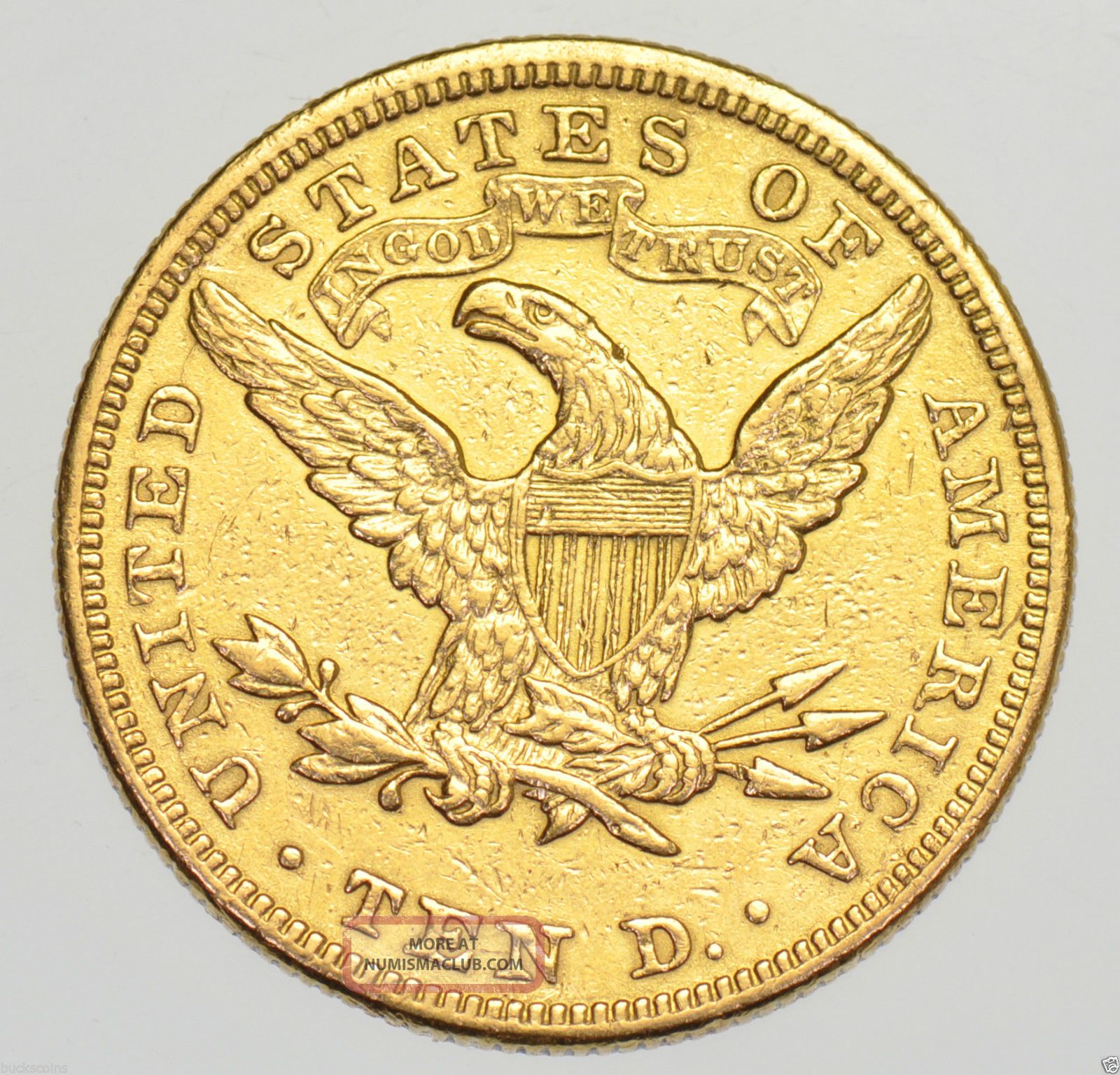 Usa United States Ten Dollars 10 Liberty Head 1898 Gold Coin Usa United States Ten Dollars 10 Liberty Head 1898 Gold Coin