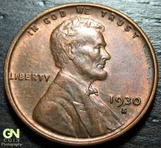 1930 S Lincoln Cent Wheat Penny - - Make Us An Offer G1189 photo