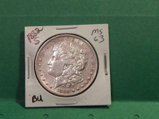 1882 - S Morgan Silver Dollar - - Bu photo