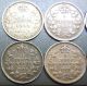 Canada 1891,  1897,  1900,  1902,  1904,  1907,  1911,  1917 Five Cents Vg To Vf (10 Photos) Coins: Canada photo 3