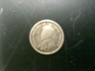 1919,  Canadian,  5 Cent Silver Coin photo