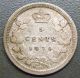 Canada Km 2,  1870 F1 W 1/1 Five Cents G,  To Vg (3 Photos) Coins: Canada photo 1