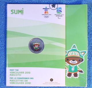 Canada 2010 Olympic Mascot - Sumi - Special Quarter (25 Cents) photo