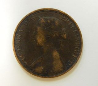 1864 Nova Scotia One Cent Coin photo