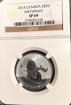 2014 - Canada - Holiday - Snowman - 20 - Dollars - 9999 - Fine - Silver - Ngc Sp 69 Coins: Canada photo 3