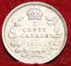 1910 Canada 5 Cents Silver Rounded Leaves Foreign Coin S/h Coins: Canada photo 1