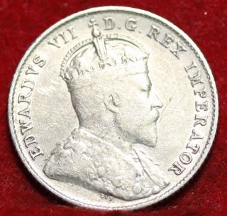1908 Canada 10 Cents Silver Foreign Coin S/h photo