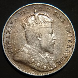 Rare 1910 Canada Edward Vii 10 Cents Km 10 About Uncirculated photo