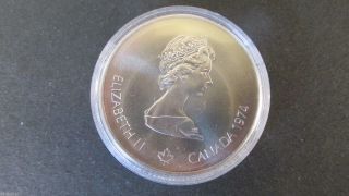 Silver Coin - Canada Montreal - $5 1976 Olympic - 925 Sterling photo