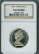 1967 Canada 50 Cents Ngc Pl67 Cameo 2nd Finest Graded Coins: Canada photo 1