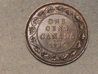 1915 Canadian Large Cent (au) 2778b photo