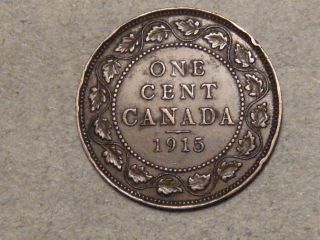 1915 Canadian Large Cent 2459b photo