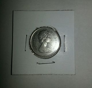 1974 Canada 25 Cent Coin Canadian Quarter photo