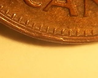 Error Coin 1972 Cud? Extra Metal On Rim Elizabeth Ii Canada Penny R49 photo
