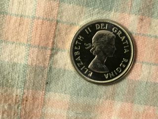 Canada 1964 Silver 25 Cent Coin photo