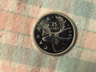 Canada 1963 Silver 25 Cent Coin photo