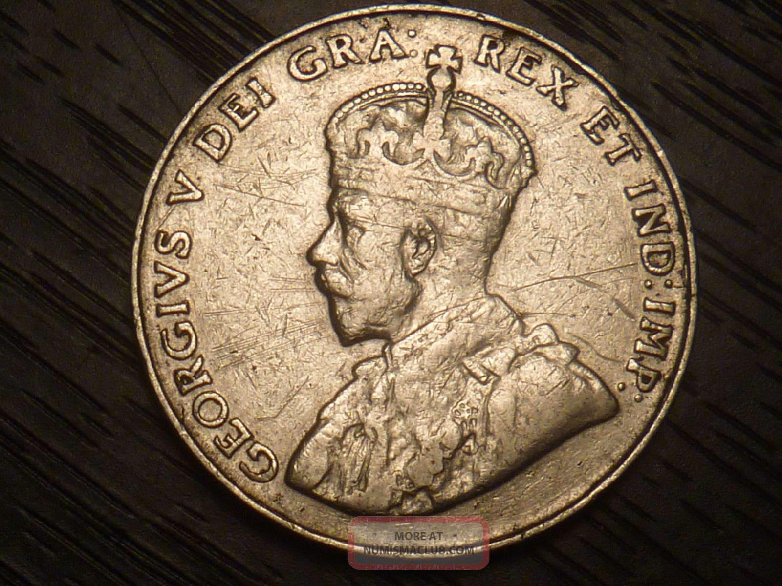 1936 5 Cents Canada Very Fine