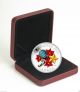 Perfect X ' Mas Gift 1oz Silver Venetian Glass Candy Cane - Holiday Season 1st Coin Coins: Canada photo 3