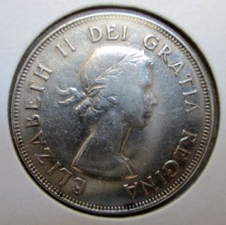 1953 Canada 80 Silver 50 Cents Coin Half Dollar For The Collector photo