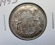 1953 Canada 80 Silver 50 Cents Coin Half Dollar For The Collector Coins: Canada photo 4
