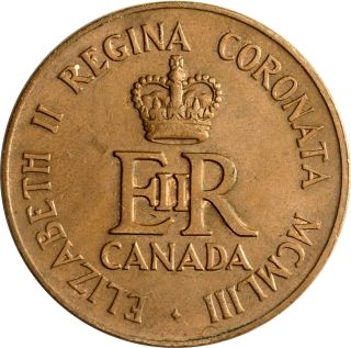 Canada 1953 Queen Elizabeth Ii Coronation Medal photo