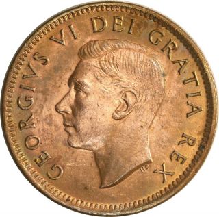 1952 Canada Small Cent George Vi Unc N/r photo