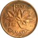 1951 Canada Small Cent George Vi Unc N/r Coins: Canada photo 1
