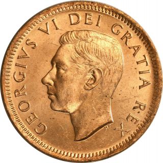 1950 Canada Small Cent George Vi Unc N/r photo