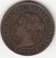 1893 Victoria Large Cent F 12 Coins: Canada photo 1