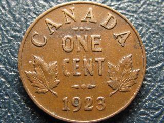 Canada 1923 Very Fine Small Cent photo