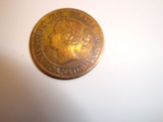 Canada 1859 Large Cent Coin photo